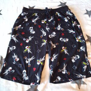 2019 Fortnite Men's Wildcard Sleep‎ Shorts Size Large Lounge Gamer